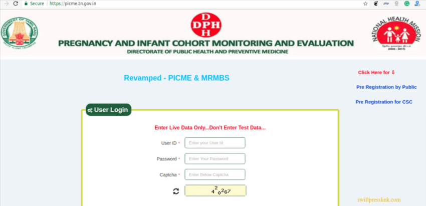 PICME Registration